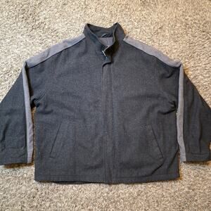 Woolrich Zip Up Sweater 2XL XXL Wool Black